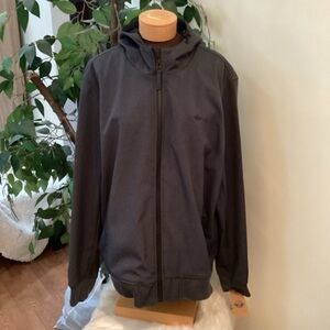 Dockers blue soft shell performance hooded full zip Jacket Men’s XXL